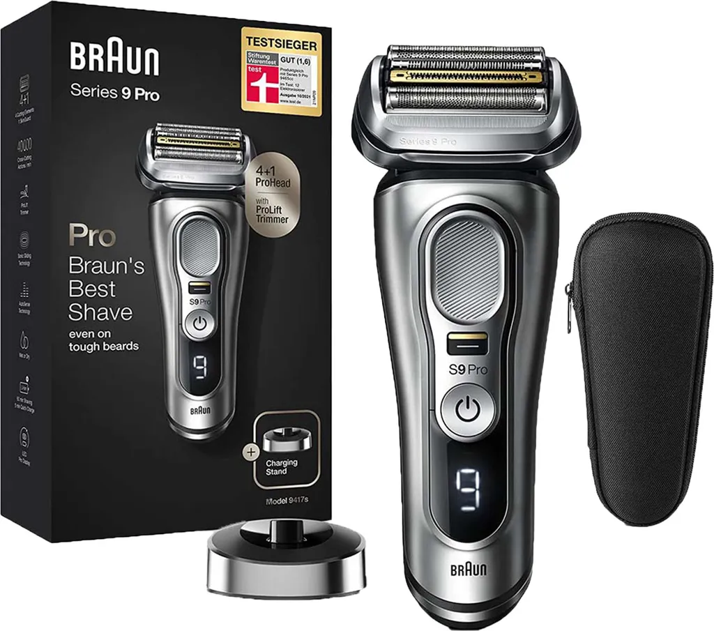 Braun Rasierer 9417s Betriebsdauer (max.) 60 Min, Wet & Dry, Silber 3 Braun Rasierer 9417s Betriebsdauer (max.) 60 Min, Wet & Dry, Silber