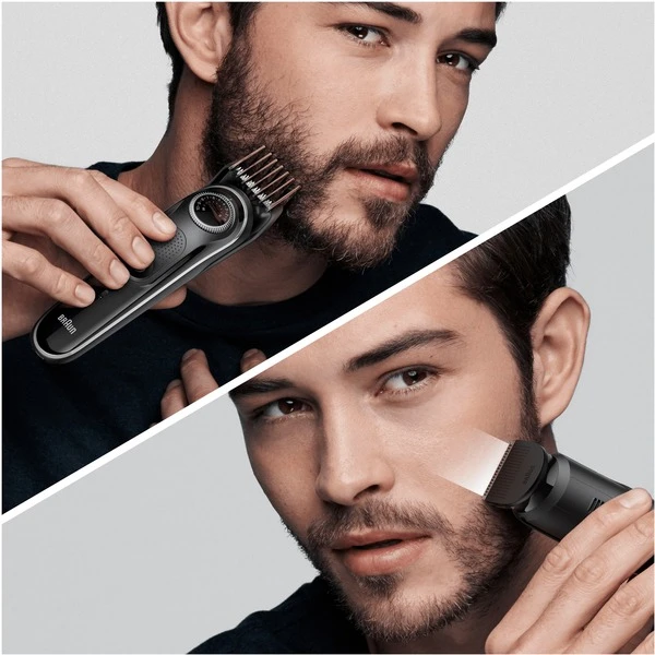 Braun BeardTrimmer 5 BT5342, Bartschneider (schwarz/grau) 7 Braun BeardTrimmer 5 BT5342, Bartschneider (schwarz/grau) – Bild 5