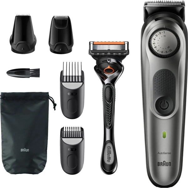 Braun BeardTrimmer 7 BT7320, Bartschneider (silber/schwarz) 3 Braun BeardTrimmer 7 BT7320, Bartschneider (silber/schwarz)
