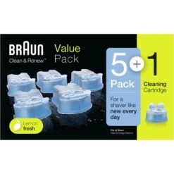 Braun Ersatzkartuschen CCR 5+1 Lemonfresh, Reinigungsmittel (6 Stück) 10 Braun Ersatzkartuschen CCR 5+1 Lemonfresh, Reinigungsmittel (6 Stück) -Körperpflege Store Braun Ersatzkartuschen CCR 5 1 Lemonfresh Reinigungsmittel@@1393302 2