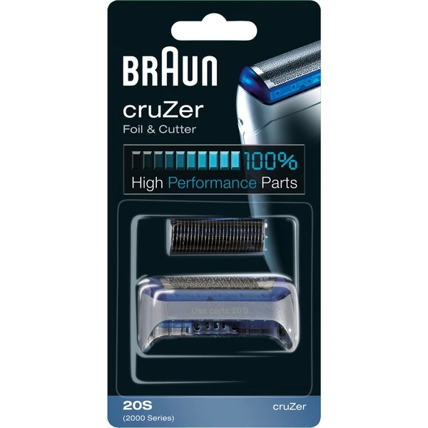 Braun Ersatzscherkopf Kombipack 20S (silber) 3 Braun Ersatzscherkopf Kombipack 20S (silber)