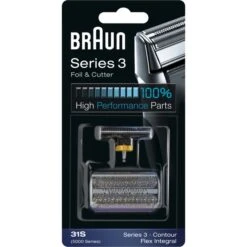 Braun Ersatzscherkopf Kombipack 31S, Scherblatt (silber)