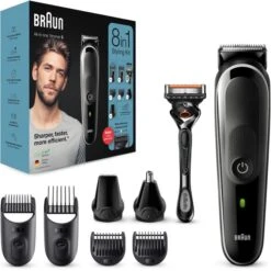 Braun Multi-Grooming-Kit 5 MGK5360, Haarschneider (schwarz/grau) 9 Braun Multi-Grooming-Kit 5 MGK5360, Haarschneider (schwarz/grau) -Körperpflege Store Braun Multi Grooming Kit 5 MGK5360 Haarschneider@@1816539 1