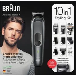 Braun Multi-Grooming-Kit 7 MGK7321, Haarschneider (dunkelsilber/schwarz) 10 Braun Multi-Grooming-Kit 7 MGK7321, Haarschneider (dunkelsilber/schwarz) -Körperpflege Store Braun Multi Grooming Kit 7 MGK7321 Haarschneider@@1816544 2