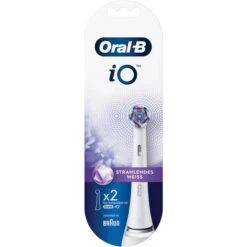Braun Oral-B Aufsteckbürsten IO Radiant White 2er (weiß) -Körperpflege Store Braun Oral B Aufsteckb rsten iO Radiant White 2er@@1856576 2