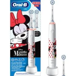Braun Oral-B Junior Minnie Mouse, Elektrische Zahnbürste (weiß)