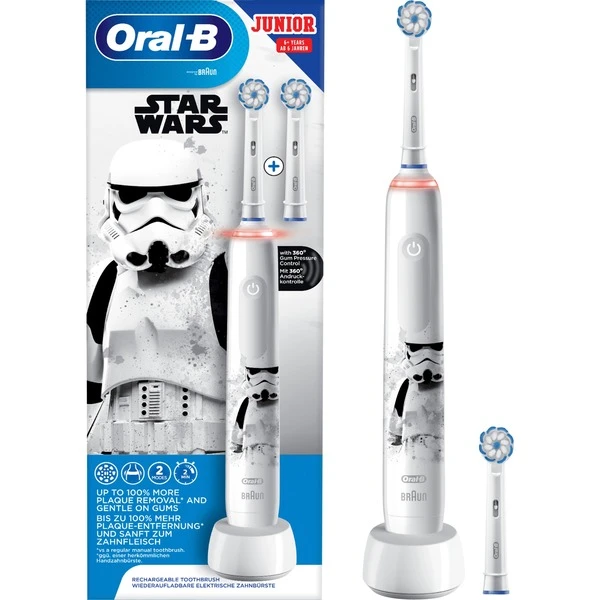 Braun Oral-B Junior Star Wars, Elektrische Zahnbürste (weiß) 3 Braun Oral-B Junior Star Wars, Elektrische Zahnbürste (weiß)