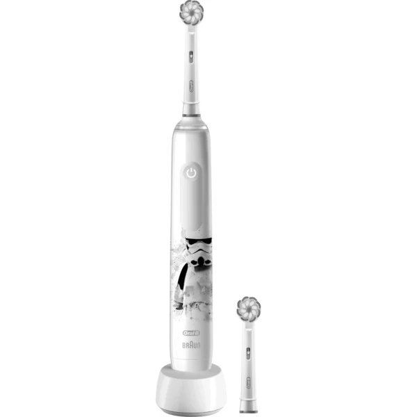 Braun Oral-B Junior Star Wars, Elektrische Zahnbürste (weiß) 4 Braun Oral-B Junior Star Wars, Elektrische Zahnbürste (weiß) – Bild 2