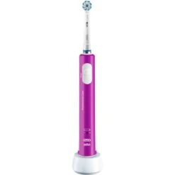 Braun Oral-B Junior, Elektrische Zahnbürste (lila/weiß)