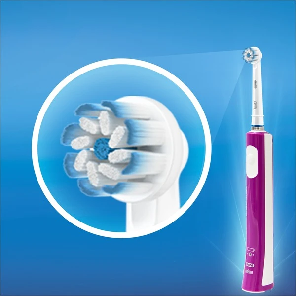 Braun Oral-B Junior, Elektrische Zahnbürste (lila/weiß) 9 Braun Oral-B Junior, Elektrische Zahnbürste (lila/weiß) – Bild 7