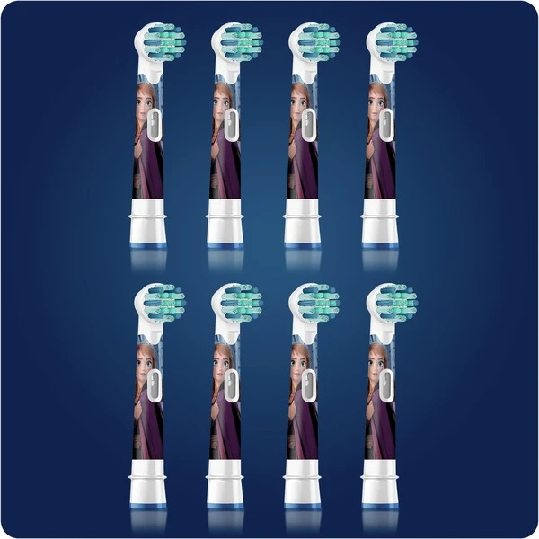 Braun Oral-B Kids Frozen 8er, Aufsteckbürste (weiß) 4 Braun Oral-B Kids Frozen 8er, Aufsteckbürste (weiß) – Bild 2