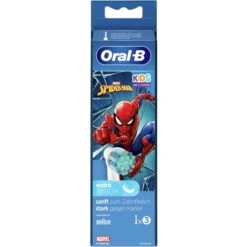 Braun Oral-B Kids Spiderman 3er, Aufsteckbürste (weiß)