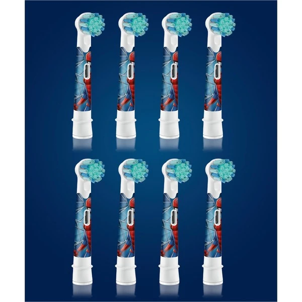 Braun Oral-B Kids Spiderman 8er, Aufsteckbürste (weiß, Frustfreie Verpackung) 4 Braun Oral-B Kids Spiderman 8er, Aufsteckbürste (weiß, Frustfreie Verpackung) – Bild 2