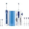 Braun Oral-B Mundpflege-Center OxyJet + Pro 2000 (weiß/hellblau)