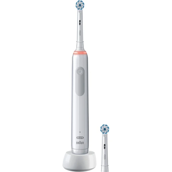 Braun Oral-B Pro 3 3000 Sensitive Clean, Elektrische Zahnbürste (weiß) 4 Braun Oral-B Pro 3 3000 Sensitive Clean, Elektrische Zahnbürste (weiß) – Bild 2