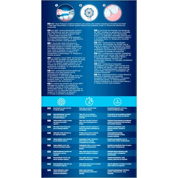 Braun Oral-B Pro 3 3000 Sensitive Clean, Elektrische Zahnbürste (weiß) 6 Braun Oral-B Pro 3 3000 Sensitive Clean, Elektrische Zahnbürste (weiß) – Bild 4