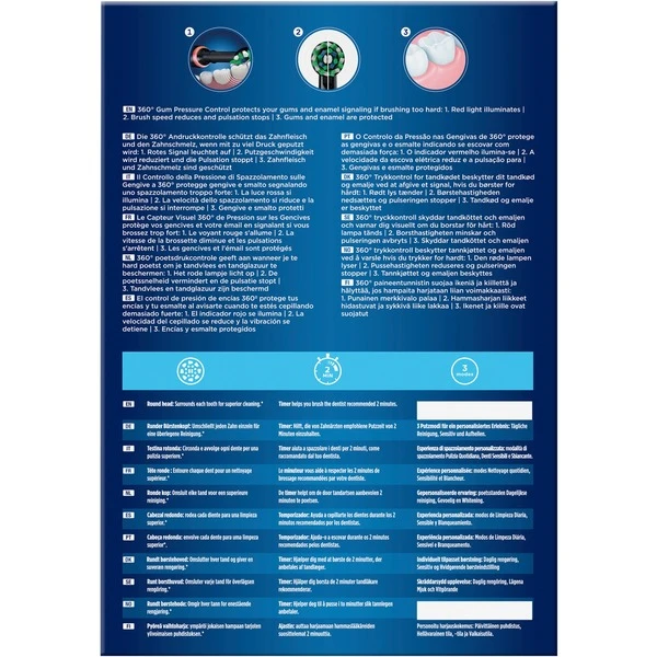 Braun Oral-B Pro 3 3900N Geschenk Edition, Elektrische Zahnbürste (schwarz/pink, Inkl. 2. Handstück) 6 Braun Oral-B Pro 3 3900N Geschenk Edition, Elektrische Zahnbürste (schwarz/pink, Inkl. 2. Handstück) – Bild 4