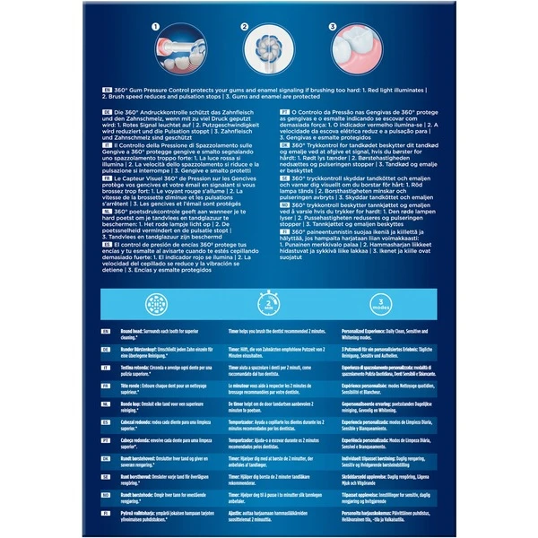 Braun Oral-B Pro 3 3900 Geschenk Edition, Elektrische Zahnbürste (weiß/schwarz, Inkl. 2. Handstück) 4 Braun Oral-B Pro 3 3900 Geschenk Edition, Elektrische Zahnbürste (weiß/schwarz, Inkl. 2. Handstück) – Bild 2