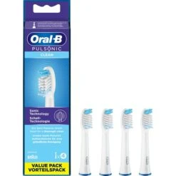 Braun Oral-B Pulsonic Clean 4er, Aufsteckbürste (weiß)