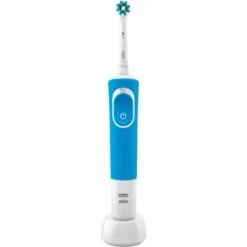 Braun Oral-B Vitality 100 CrossAction, Elektrische Zahnbürste (hellblau/weiß)