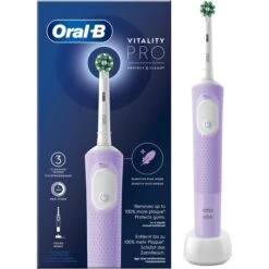 Braun Oral-B Vitality Pro D103, Elektrische Zahnbürste (violett/weiß, Lilac Violet)