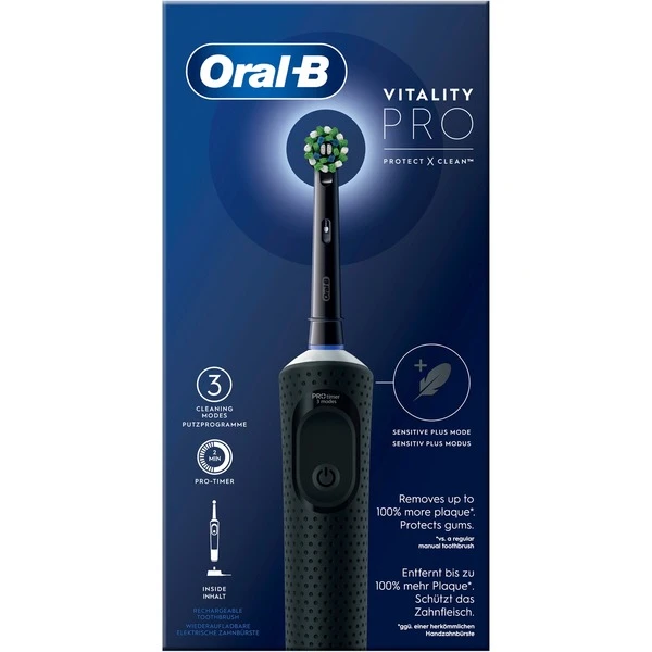 Braun Oral-B Vitality Pro D103, Elektrische Zahnbürste (schwarz, Black) 5 Braun Oral-B Vitality Pro D103, Elektrische Zahnbürste (schwarz, Black) – Bild 3