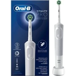 Braun Oral-B Vitality Pro D103, Elektrische Zahnbürste (weiß, White)