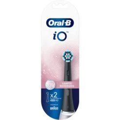 Braun Oral-B IO Sanfte Reinigung 2er, Aufsteckbürste (schwarz) -Körperpflege Store Braun Oral B iO Sanfte Reinigung 2er Aufsteckb rste@@1856588 2