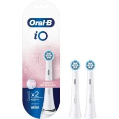 Braun Oral-B IO Sanfte Reinigung 2er, Aufsteckbürste (weiß)