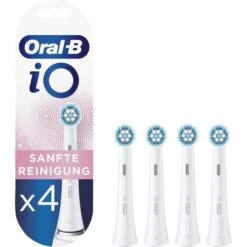 Braun Oral-B IO Sanfte Reinigung 4er, Aufsteckbürste (weiß)