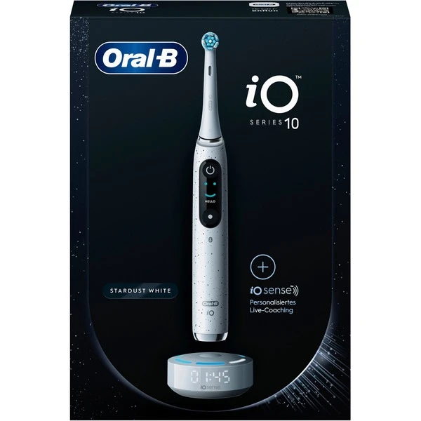 Braun Oral-B IO Series 10, Elektrische Zahnbürste (weiß, Stardust White) 5 Braun Oral-B IO Series 10, Elektrische Zahnbürste (weiß, Stardust White) – Bild 3