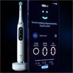 Braun Oral-B IO Series 10, Elektrische Zahnbürste (weiß, Stardust White) 17 Braun Oral-B IO Series 10, Elektrische Zahnbürste (weiß, Stardust White) -Körperpflege Store Braun Oral B iO Series 10 Elektrische Zahnb rste@@1856751 6