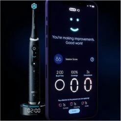 Braun Oral-B IO Series 10, Elektrische Zahnbürste (schwarz, Cosmic Black) 15 Braun Oral-B IO Series 10, Elektrische Zahnbürste (schwarz, Cosmic Black) -Körperpflege Store Braun Oral B iO Series 10 Elektrische Zahnb rste@@1856754 5