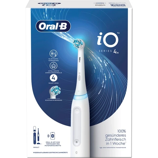 Braun Oral-B IO Series 4, Elektrische Zahnbürste (weiß, Quite White) 5 Braun Oral-B IO Series 4, Elektrische Zahnbürste (weiß, Quite White) – Bild 3