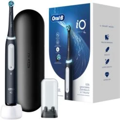 Braun Oral-B IO Series 4, Elektrische Zahnbürste (schwarz, Matt Black)