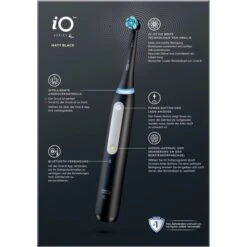 Braun Oral-B IO Series 4, Elektrische Zahnbürste (schwarz, Matt Black) -Körperpflege Store Braun Oral B iO Series 4 Elektrische Zahnb rste@@1856659 3