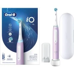 Braun Oral-B IO Series 4, Elektrische Zahnbürste (violett, Lavender)