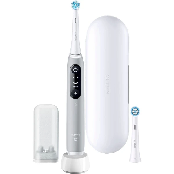 Braun Oral-B IO Series 6, Elektrische Zahnbürste (grau, Grey Opal) 4 Braun Oral-B IO Series 6, Elektrische Zahnbürste (grau, Grey Opal) – Bild 2
