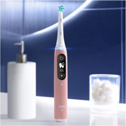 Braun Oral-B IO Series 6, Elektrische Zahnbürste (rosa, Pink Sand) -Körperpflege Store Braun Oral B iO Series 6 Elektrische Zahnb rste@@1856685 6