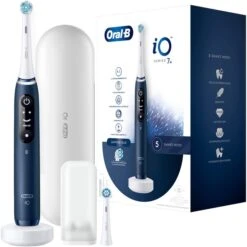 Braun Oral-B IO Series 7N, Elektrische Zahnbürste (blau, Sapphire Blue)