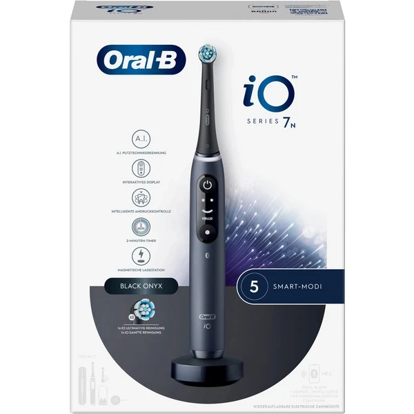 Braun Oral-B IO Series 7N, Elektrische Zahnbürste (schwarz, Black Onyx) 5 Braun Oral-B IO Series 7N, Elektrische Zahnbürste (schwarz, Black Onyx) – Bild 3