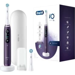 Braun Oral-B IO Series 8N, Elektrische Zahnbürste (violett/weiß, Violet Ametrine)