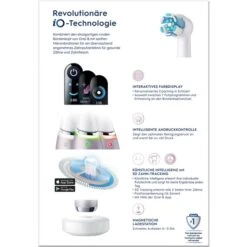 Braun Oral-B IO Series 9N, Elektrische Zahnbürste (rosa/weiß, Rose Quartz) -Körperpflege Store Braun Oral B iO Series 9N Elektrische Zahnb rste@@1856747 3