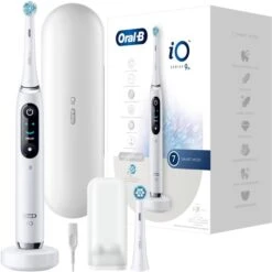 Braun Oral-B IO Series 9N, Elektrische Zahnbürste (weiß, White Alabaster)