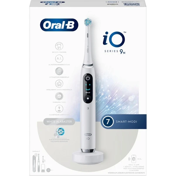 Braun Oral-B IO Series 9N, Elektrische Zahnbürste (weiß, White Alabaster) 5 Braun Oral-B IO Series 9N, Elektrische Zahnbürste (weiß, White Alabaster) – Bild 3