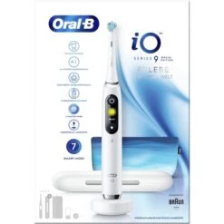 Braun Oral-B IO Series 9 Special Edition, Elektrische Zahnbürste (weiß, White Alabaster)