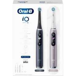 Braun Oral-B IO Series 9, Elektrische Zahnbürste (schwarz/rosé, Black Onyx/Rose Quartz Mit 2. Handstück) -Körperpflege Store Braun Oral B iO Series 9 Elektrische Zahnb rste@@1856571 2