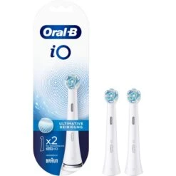 Braun Oral-B IO Ultimative Reinigung 2er, Aufsteckbürste (weiß)