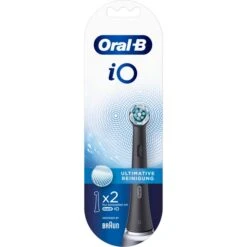 Braun Oral-B IO Ultimative Reinigung 2er, Aufsteckbürste (schwarz)