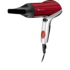 Braun Satin Hair 7 Colour HD770, Haartrockner (rot/silber)
